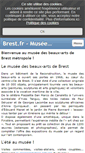 Mobile Screenshot of musee-brest.com